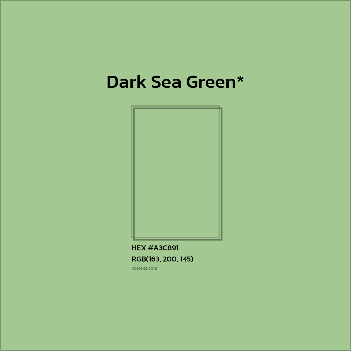 HEX #A3C891 Color Name, Color Code, Palettes, Similar Paints, Images