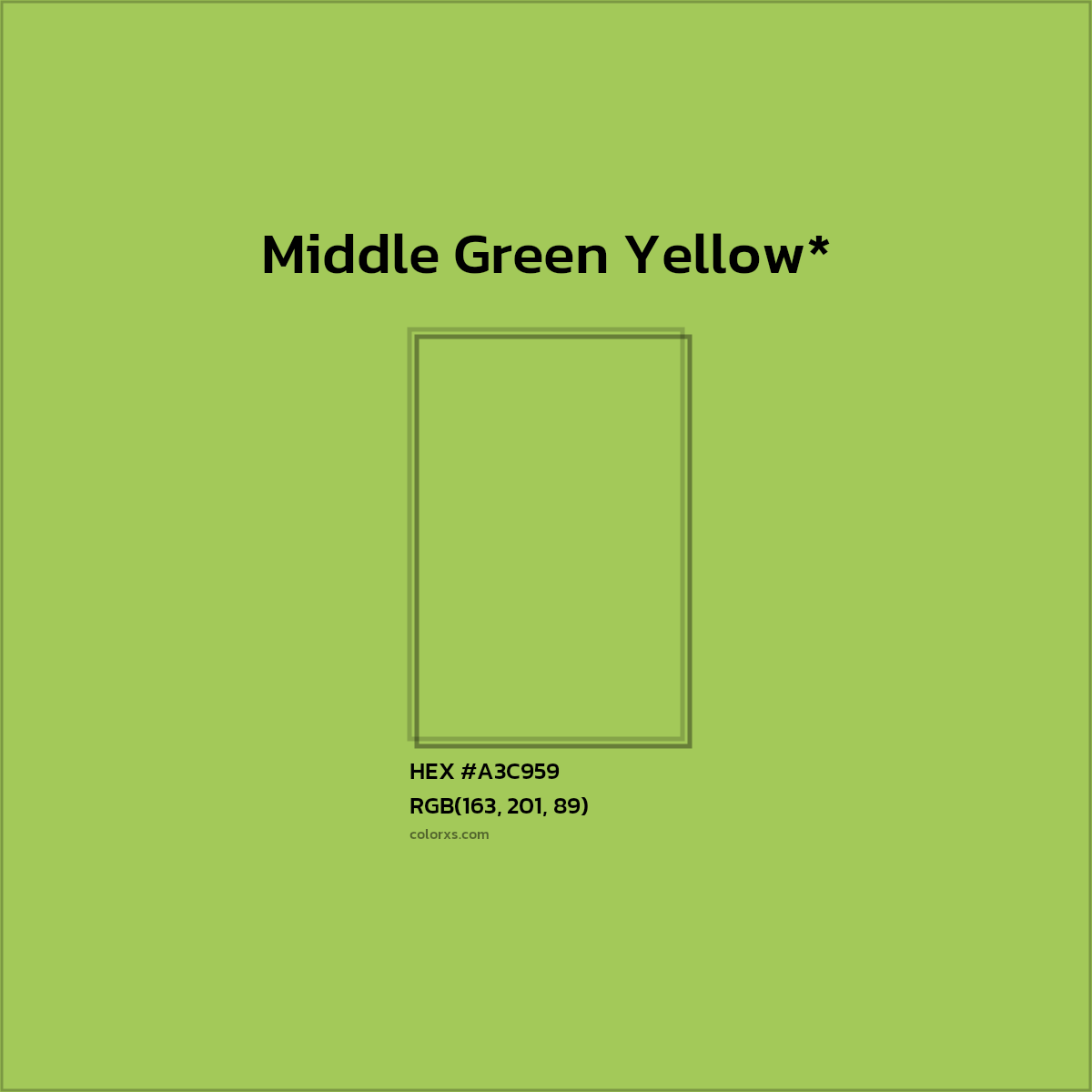 HEX #A3C959 Color Name, Color Code, Palettes, Similar Paints, Images