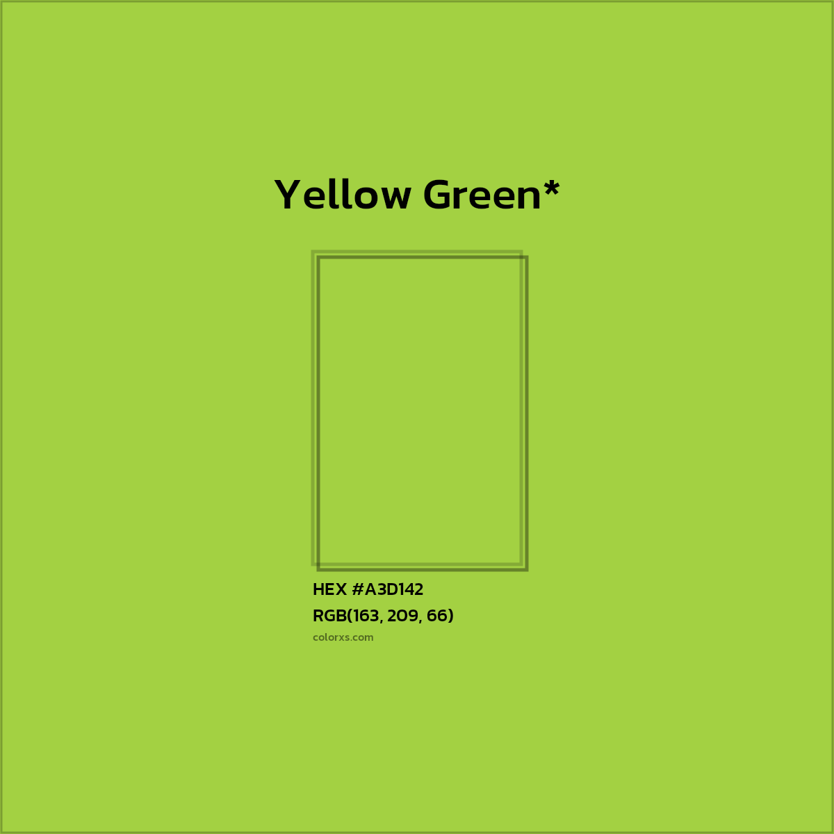 HEX #A3D142 Color Name, Color Code, Palettes, Similar Paints, Images