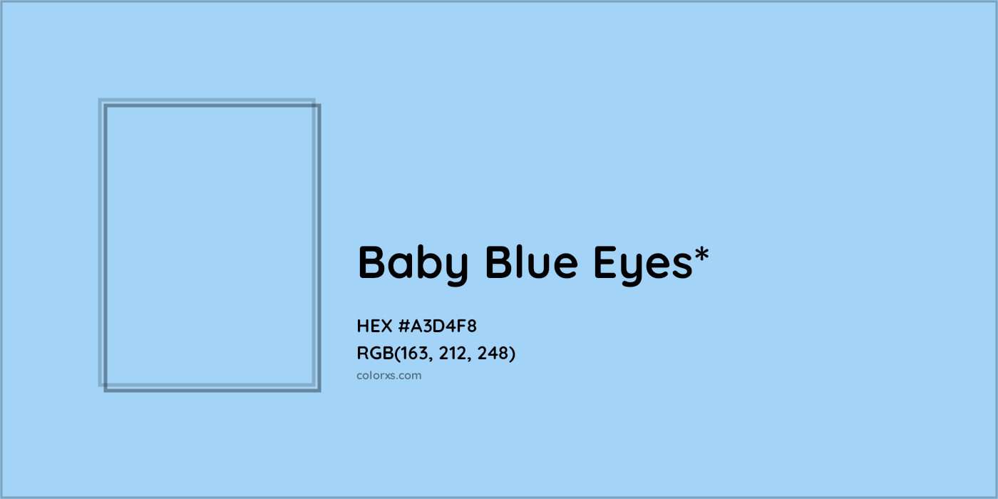 HEX #A3D4F8 Color Name, Color Code, Palettes, Similar Paints, Images