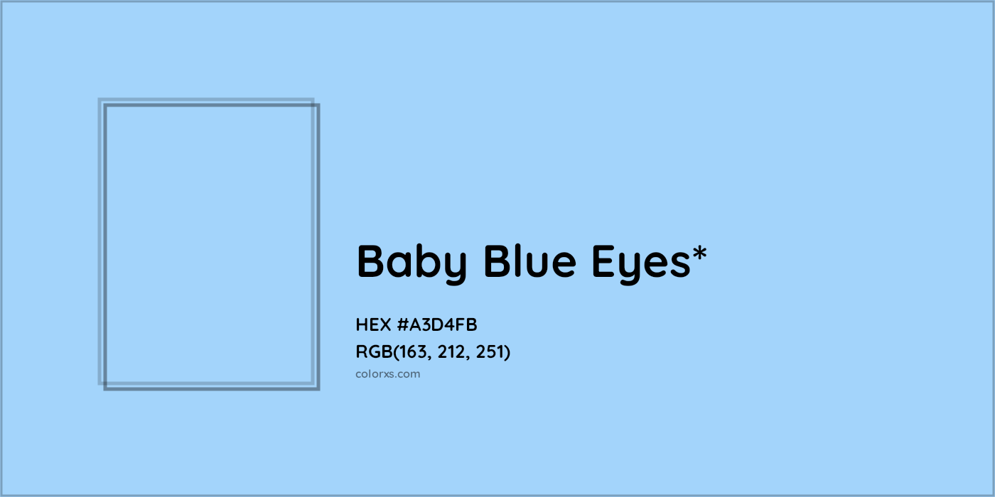 HEX #A3D4FB Color Name, Color Code, Palettes, Similar Paints, Images