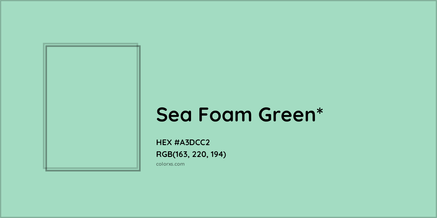 HEX #A3DCC2 Color Name, Color Code, Palettes, Similar Paints, Images