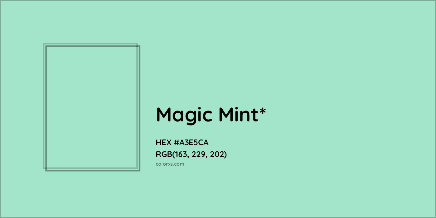 HEX #A3E5CA Color Name, Color Code, Palettes, Similar Paints, Images