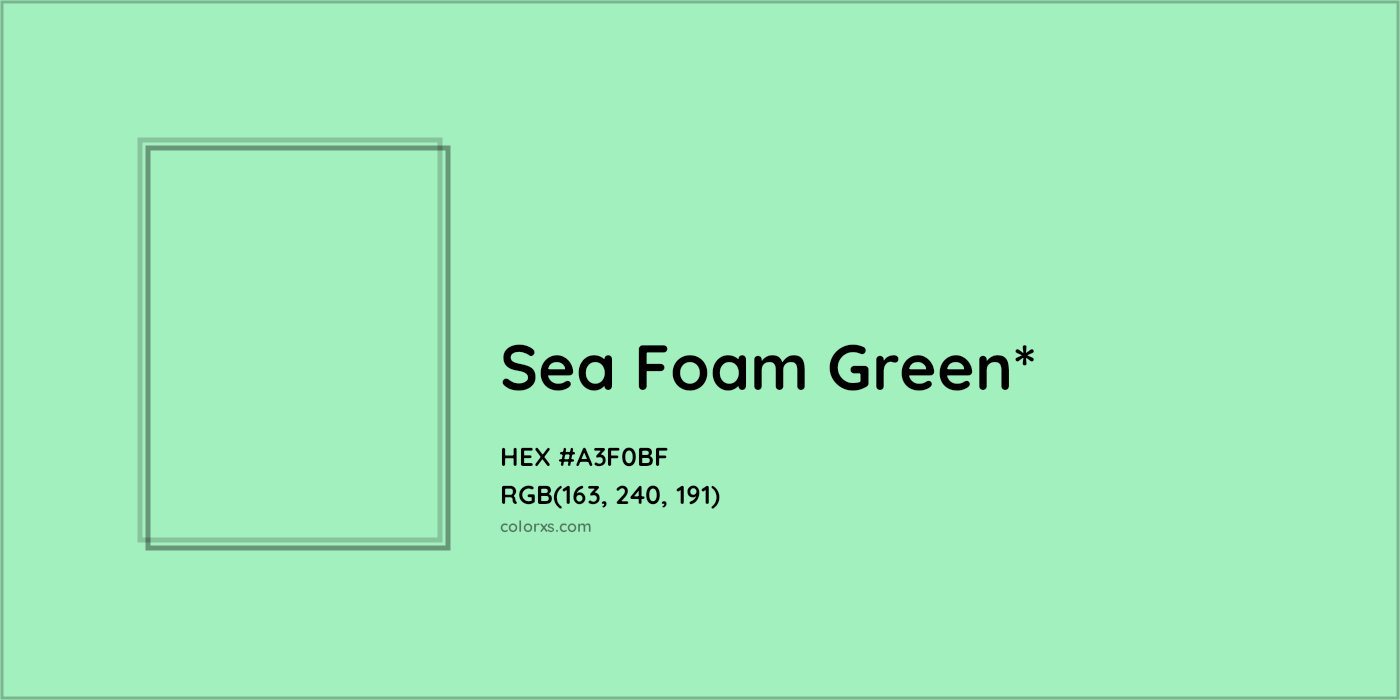 HEX #A3F0BF Color Name, Color Code, Palettes, Similar Paints, Images