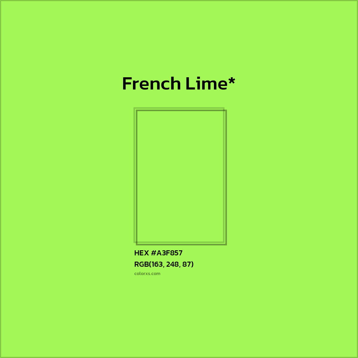 HEX #A3F857 Color Name, Color Code, Palettes, Similar Paints, Images