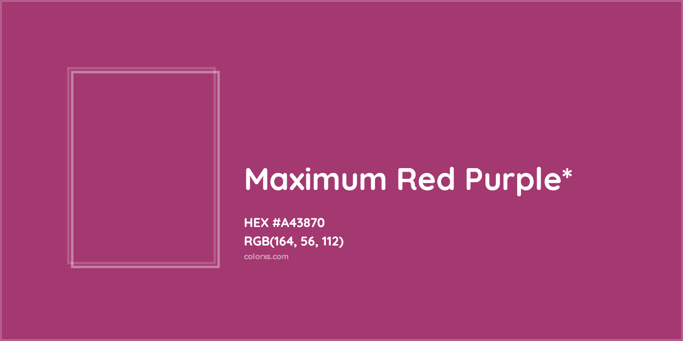 HEX #A43870 Color Name, Color Code, Palettes, Similar Paints, Images