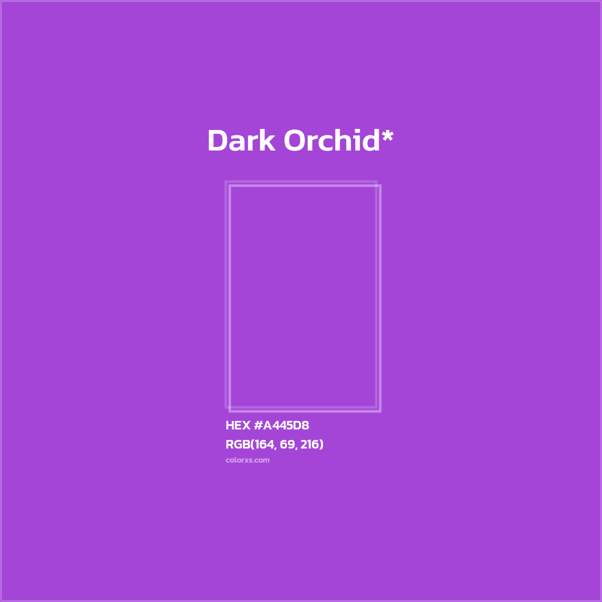 HEX #A445D8 Color Name, Color Code, Palettes, Similar Paints, Images