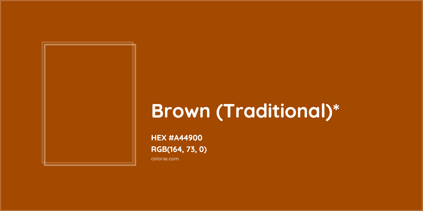 HEX #A44900 Color Name, Color Code, Palettes, Similar Paints, Images
