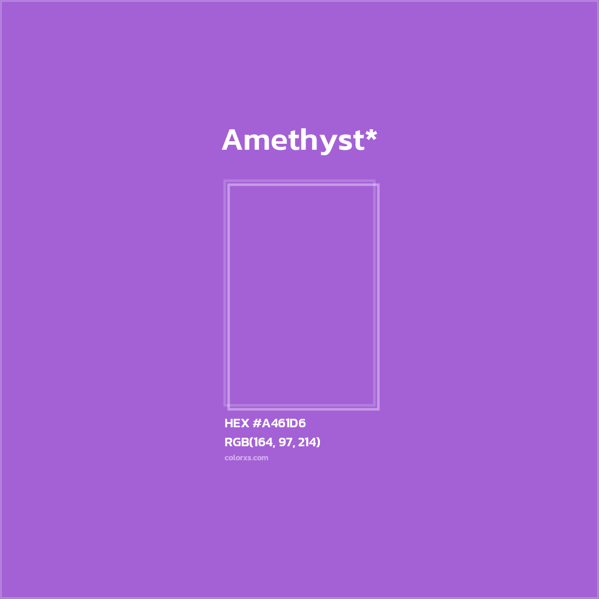HEX #A461D6 Color Name, Color Code, Palettes, Similar Paints, Images