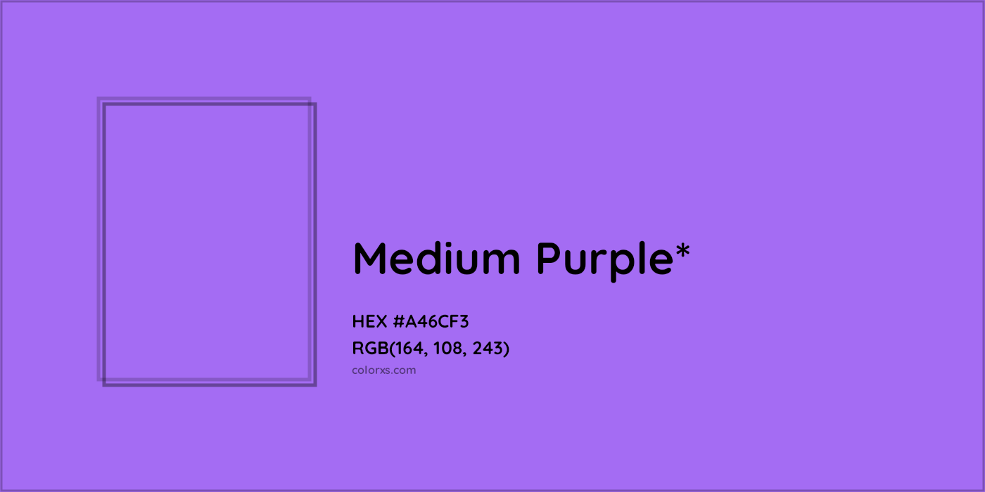 HEX #A46CF3 Color Name, Color Code, Palettes, Similar Paints, Images