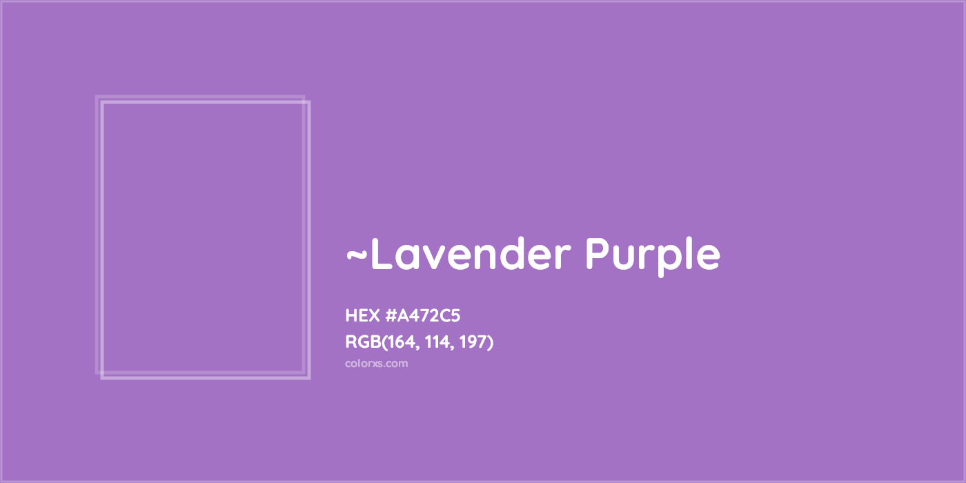 HEX #A472C5 Color Name, Color Code, Palettes, Similar Paints, Images