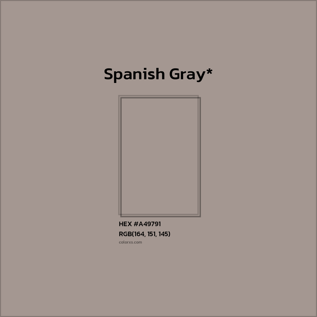 HEX #A49791 Color Name, Color Code, Palettes, Similar Paints, Images
