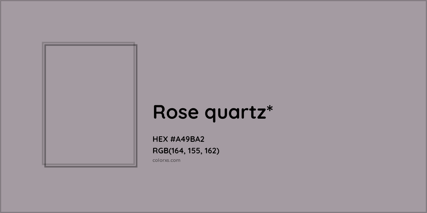 HEX #A49BA2 Color Name, Color Code, Palettes, Similar Paints, Images
