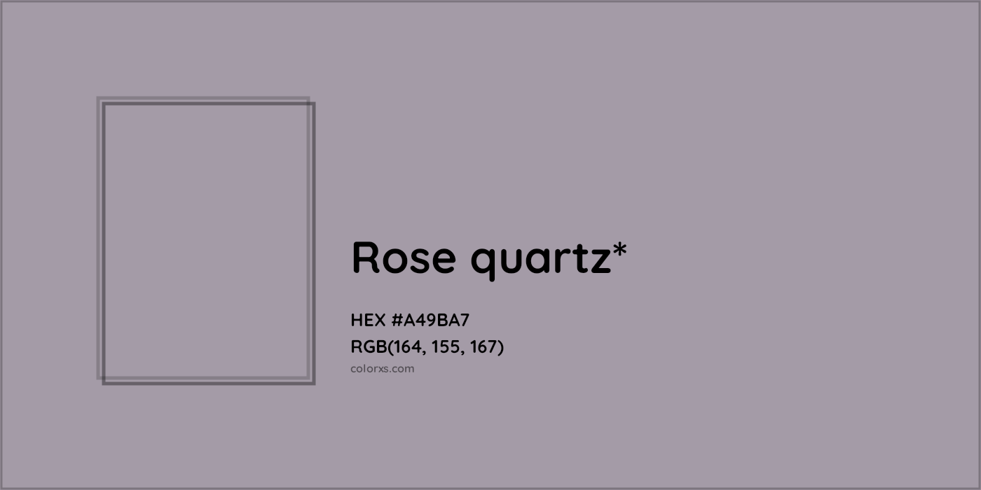 HEX #A49BA7 Color Name, Color Code, Palettes, Similar Paints, Images