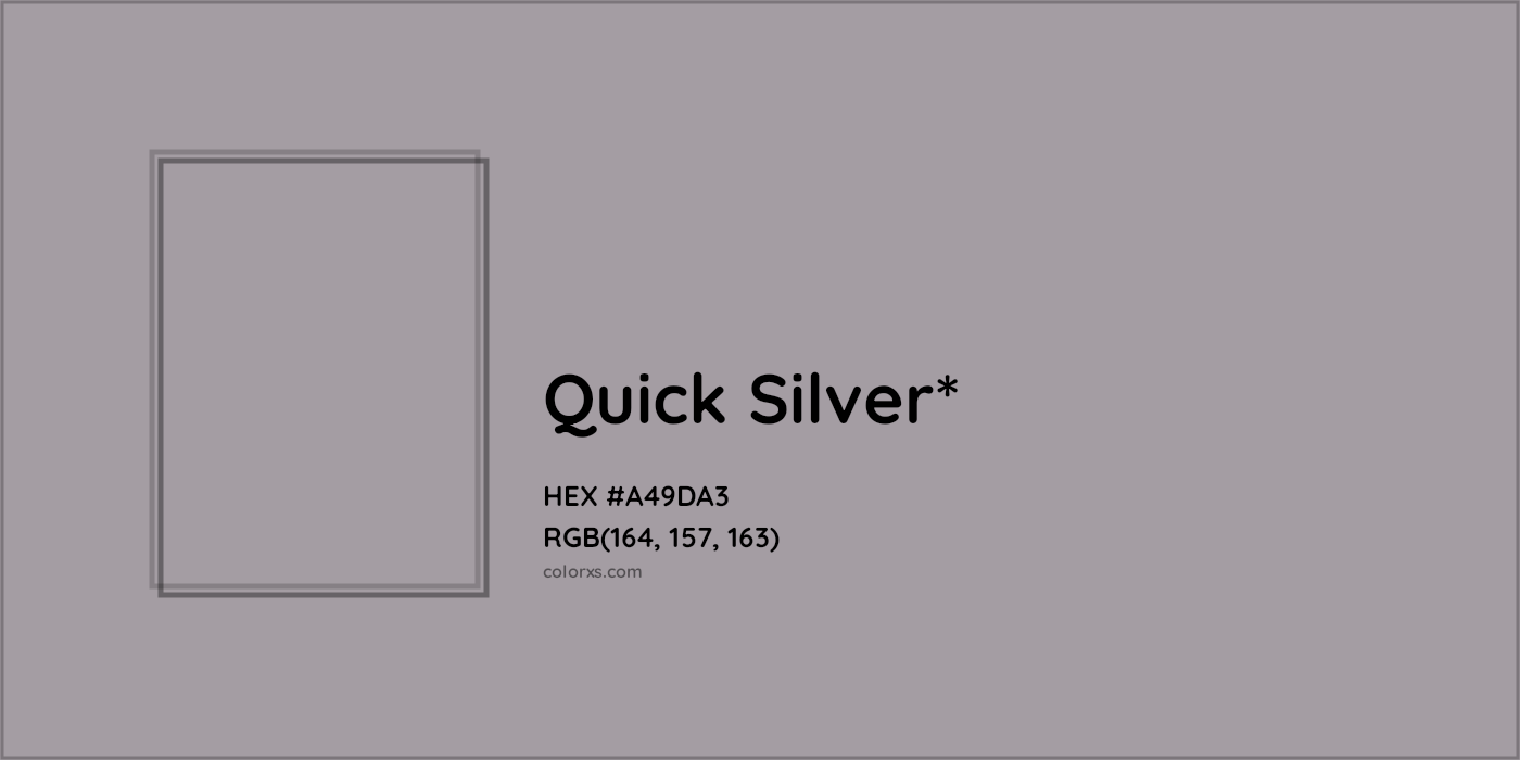 HEX #A49DA3 Color Name, Color Code, Palettes, Similar Paints, Images