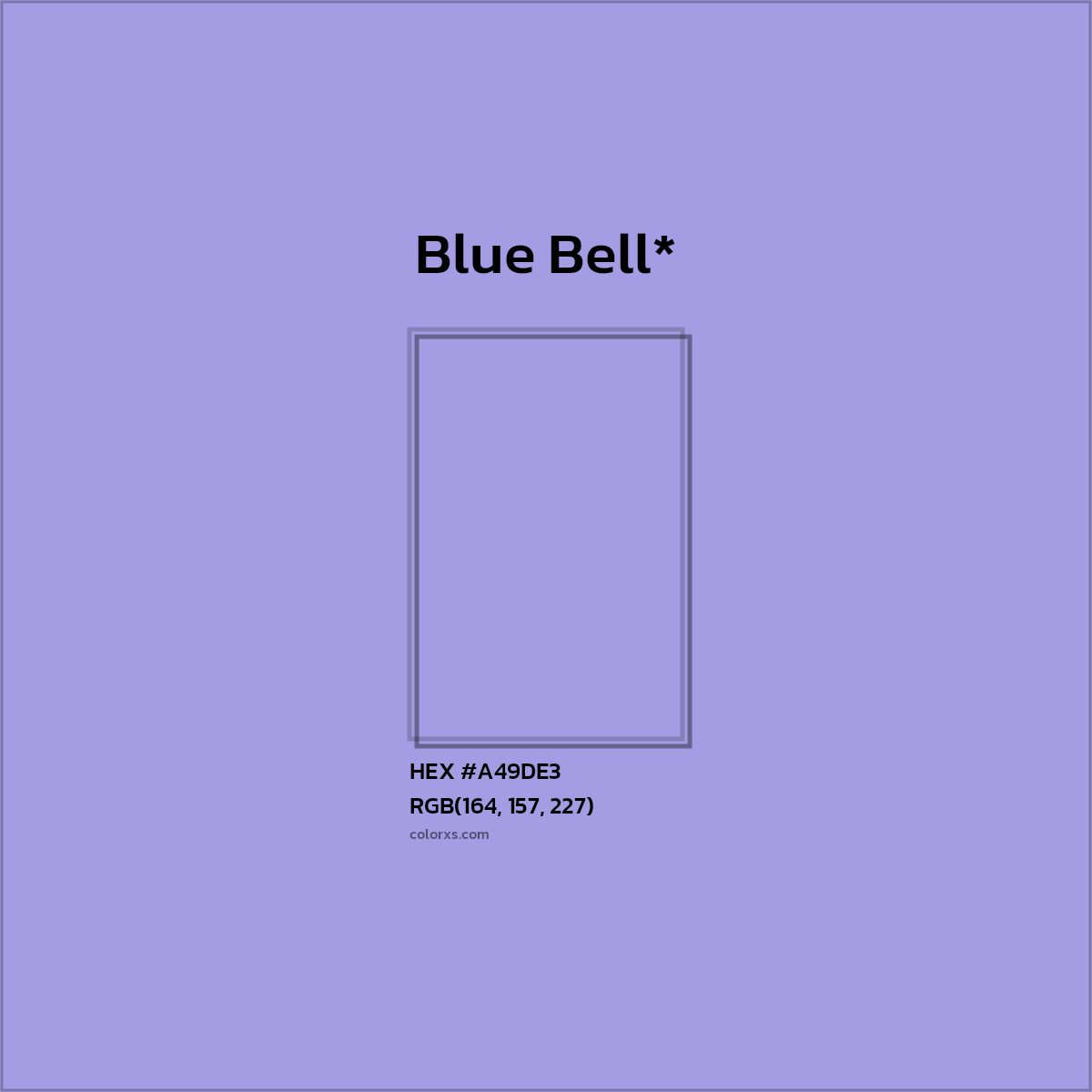 HEX #A49DE3 Color Name, Color Code, Palettes, Similar Paints, Images
