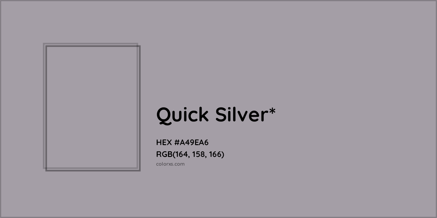 HEX #A49EA6 Color Name, Color Code, Palettes, Similar Paints, Images