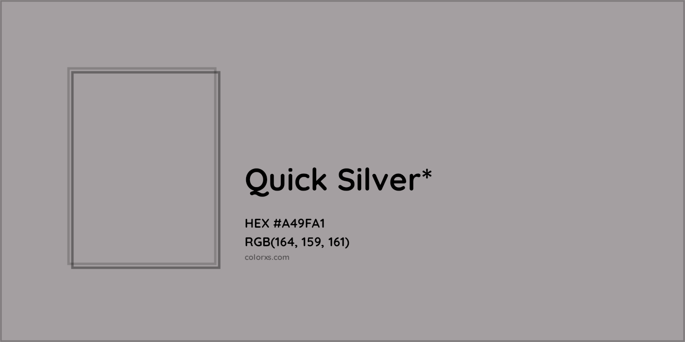HEX #A49FA1 Color Name, Color Code, Palettes, Similar Paints, Images