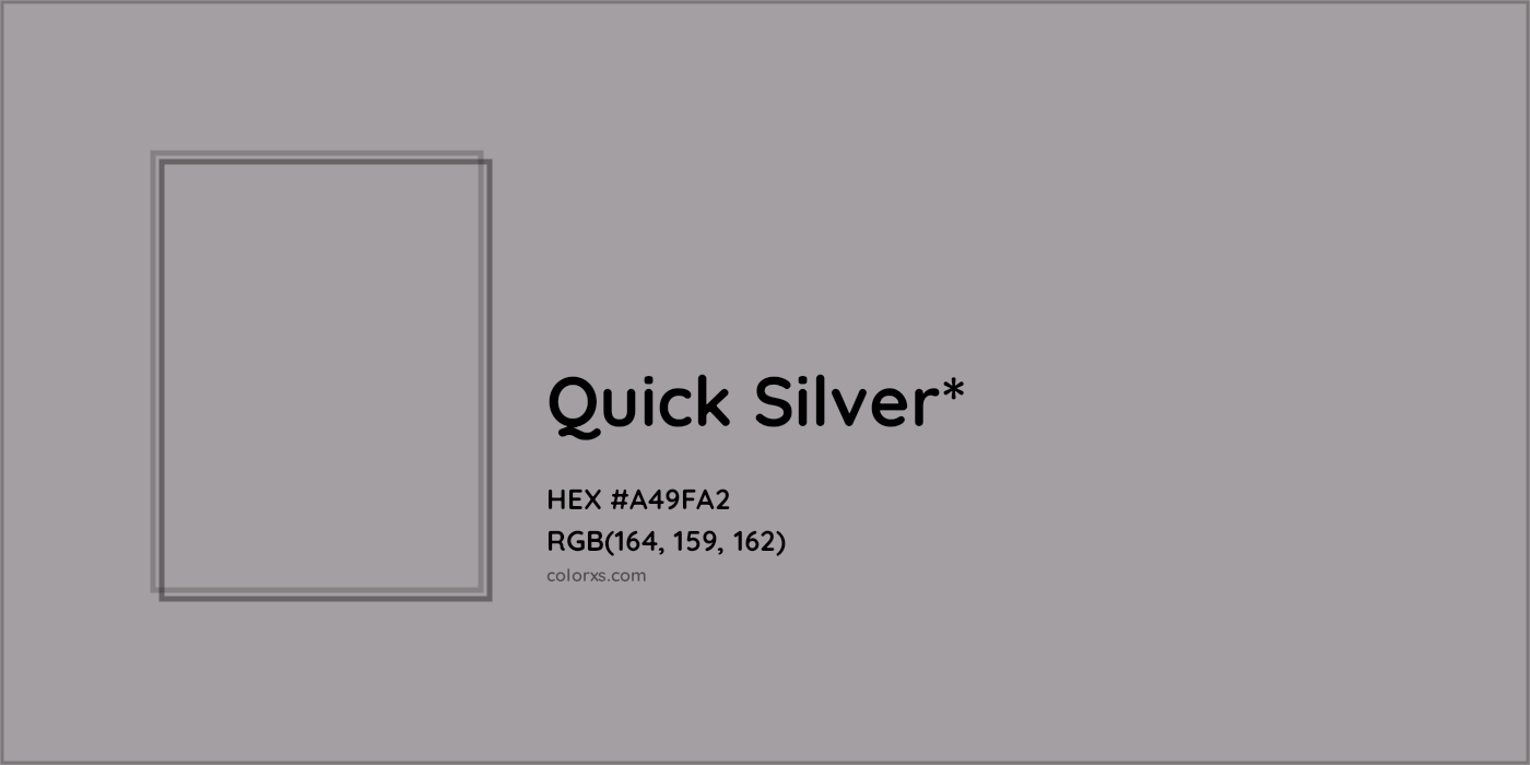 HEX #A49FA2 Color Name, Color Code, Palettes, Similar Paints, Images