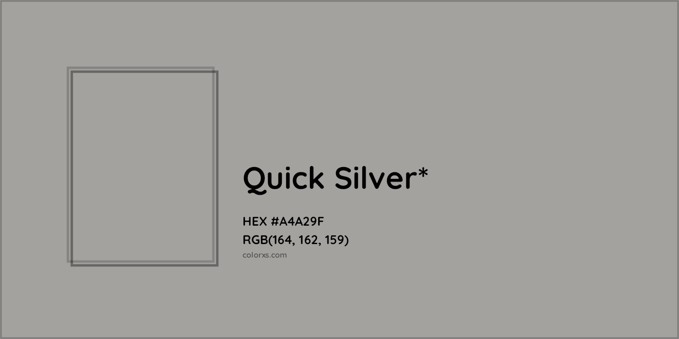 HEX #A4A29F Color Name, Color Code, Palettes, Similar Paints, Images