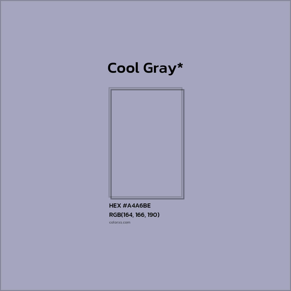 HEX #A4A6BE Color Name, Color Code, Palettes, Similar Paints, Images