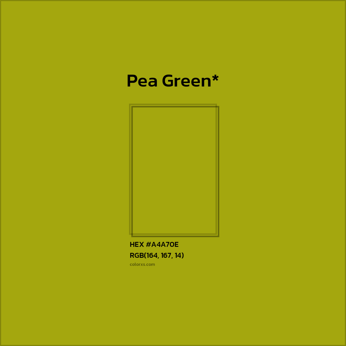 HEX #A4A70E Color Name, Color Code, Palettes, Similar Paints, Images