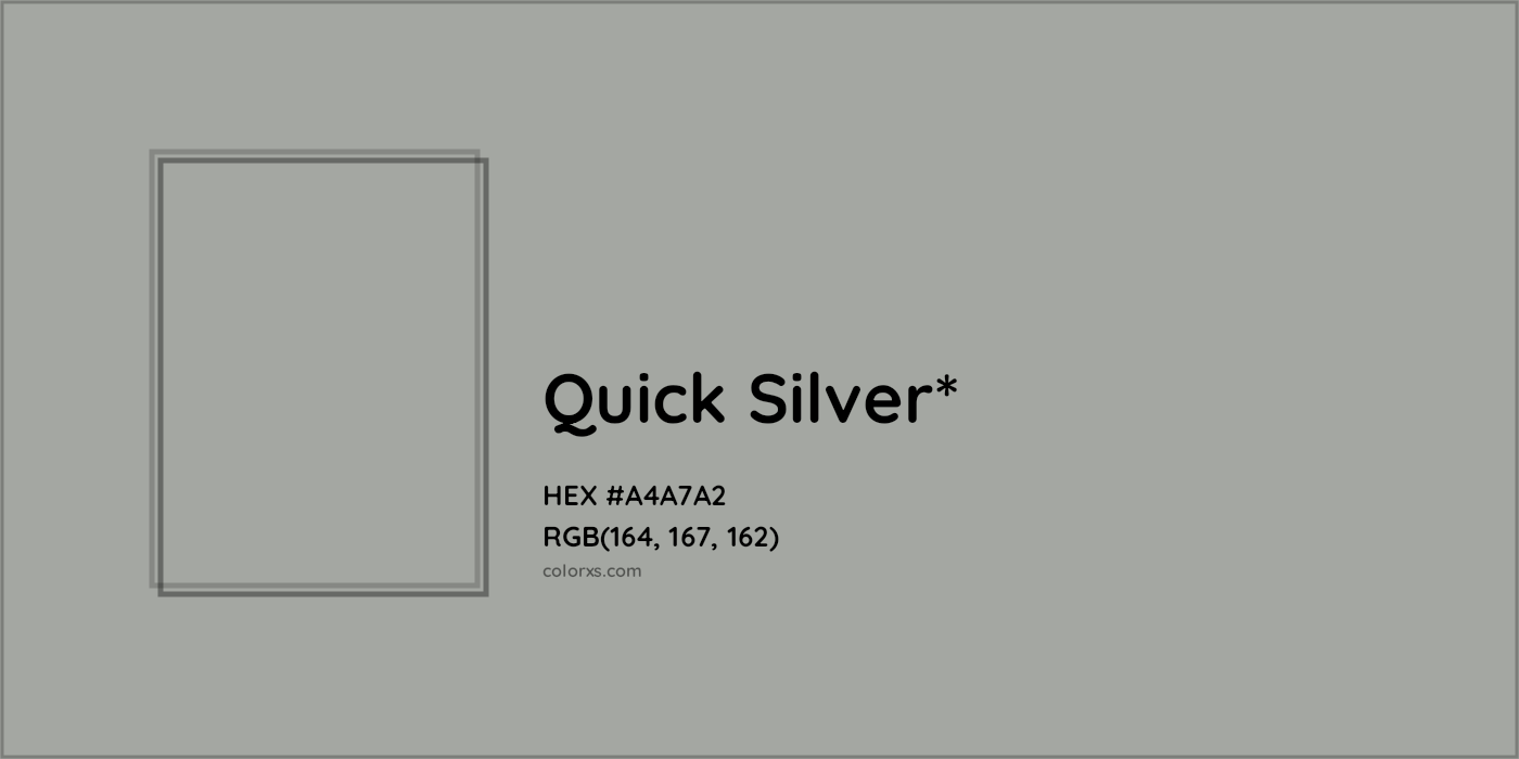 HEX #A4A7A2 Color Name, Color Code, Palettes, Similar Paints, Images