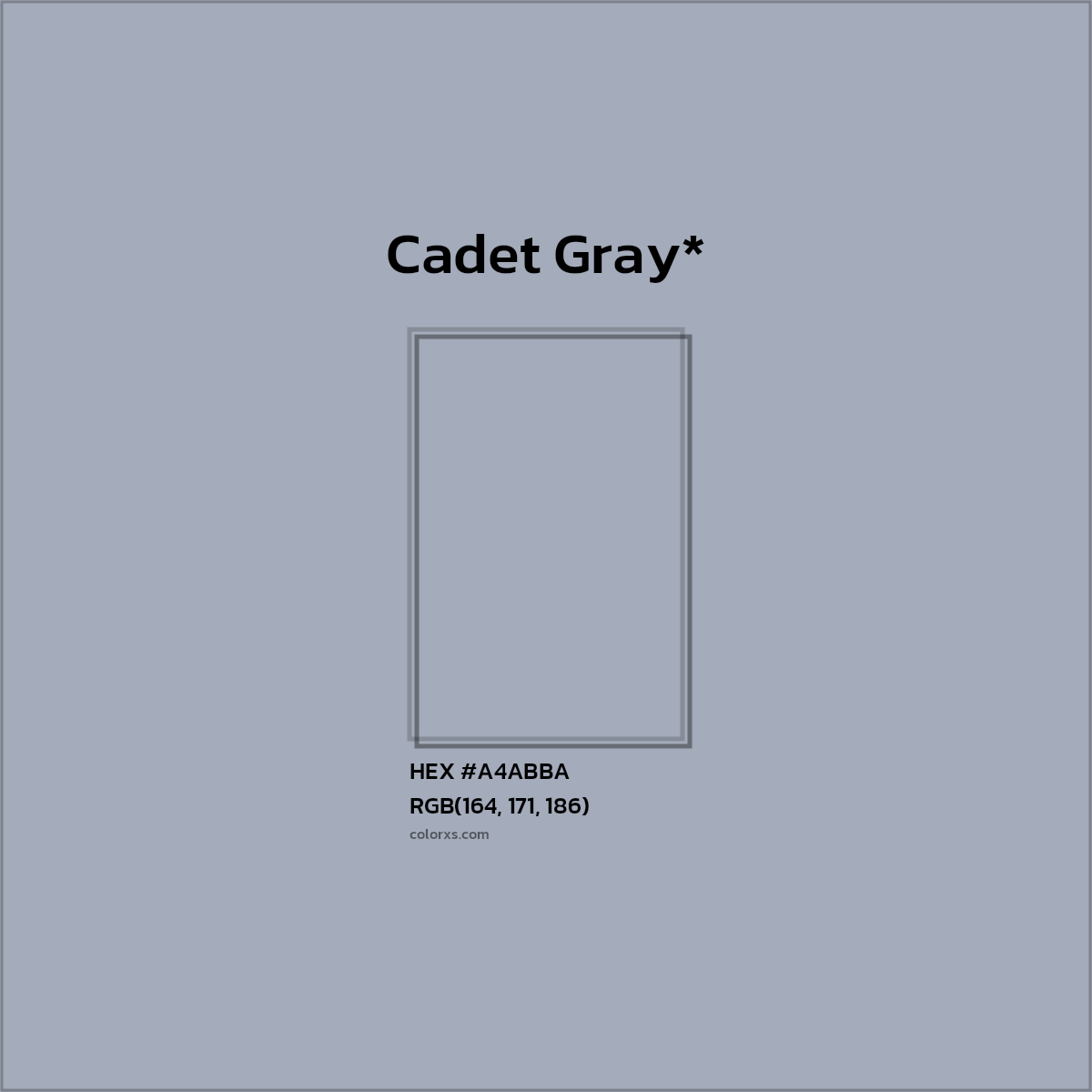 HEX #A4ABBA Color Name, Color Code, Palettes, Similar Paints, Images