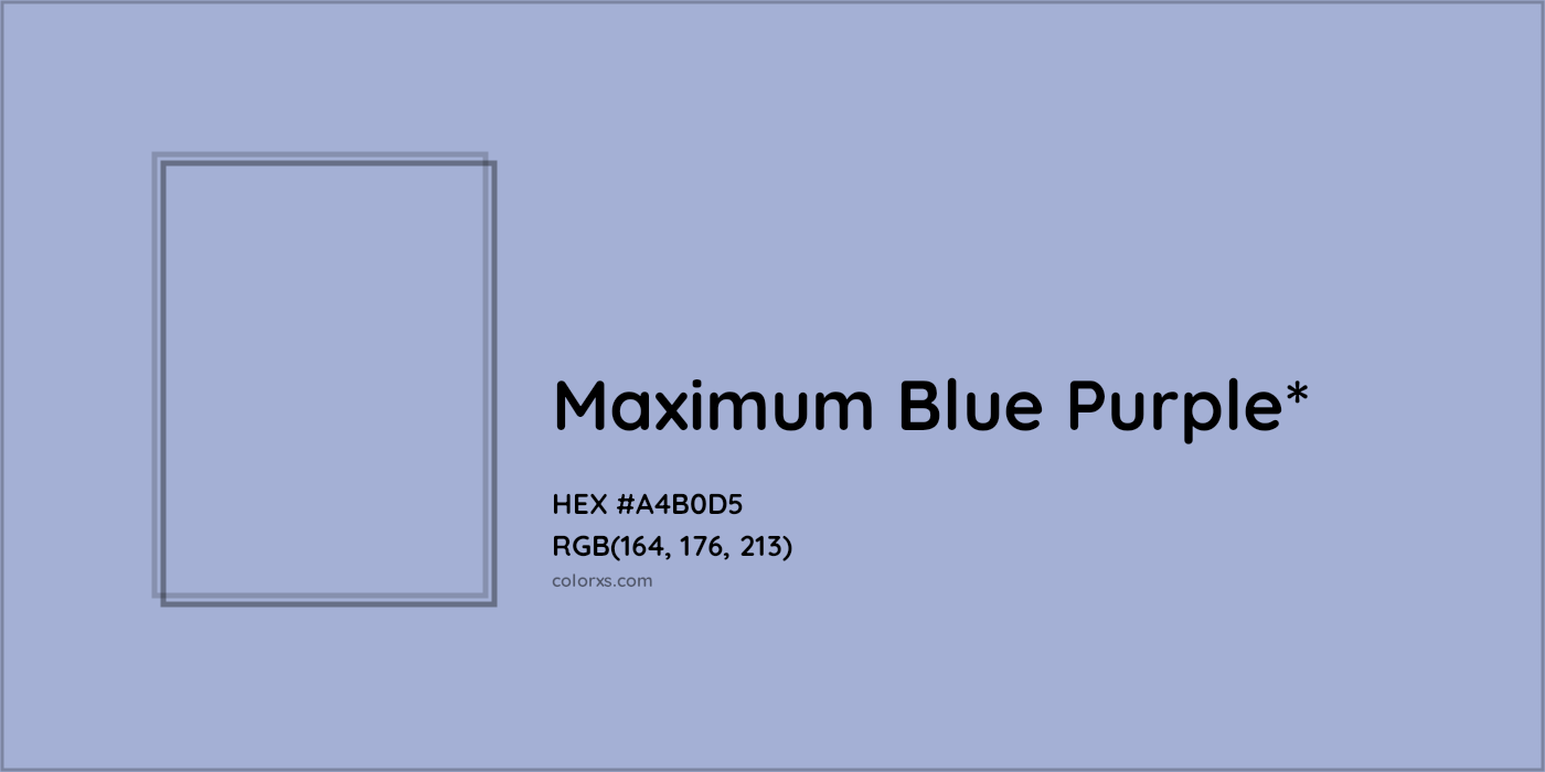HEX #A4B0D5 Color Name, Color Code, Palettes, Similar Paints, Images
