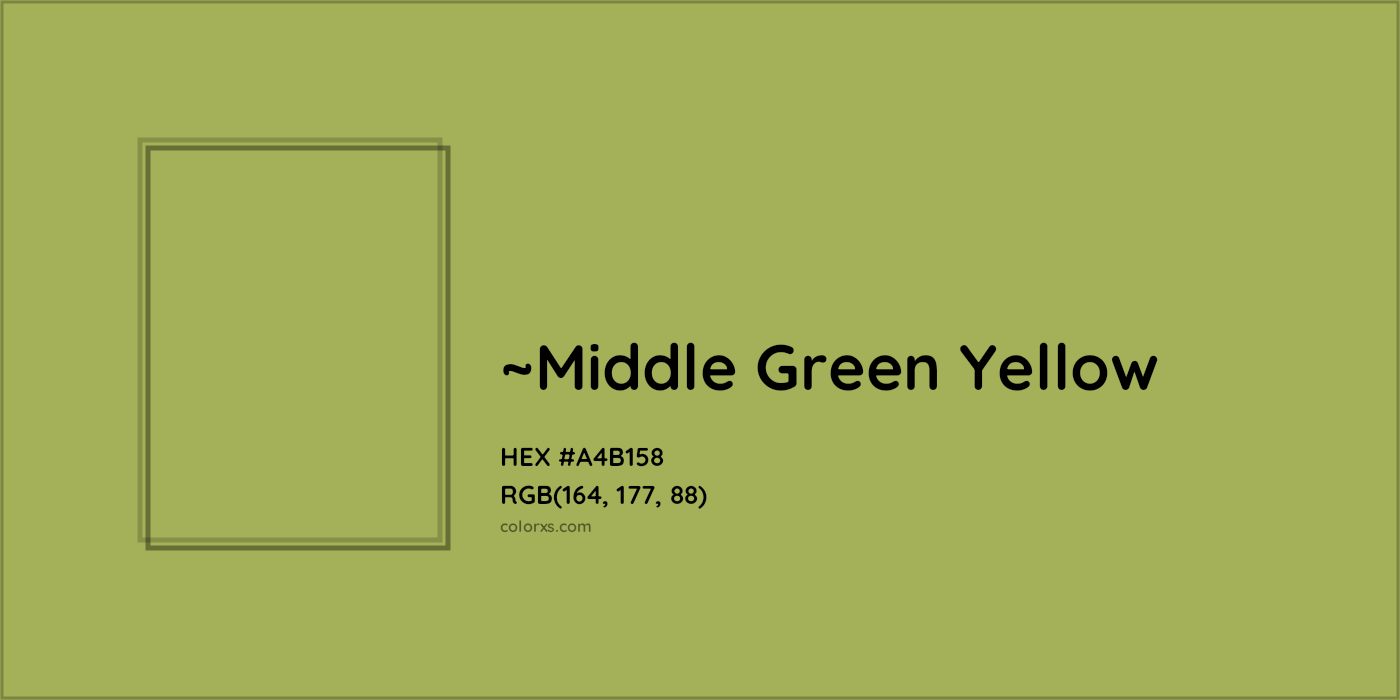HEX #A4B158 Color Name, Color Code, Palettes, Similar Paints, Images