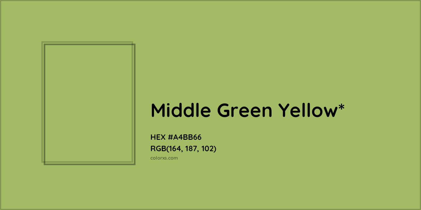 HEX #A4BB66 Color Name, Color Code, Palettes, Similar Paints, Images