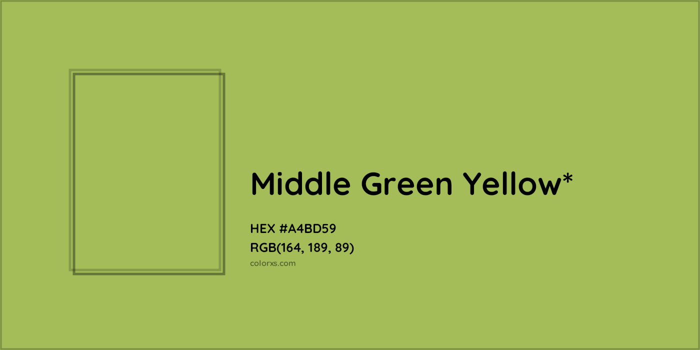 HEX #A4BD59 Color Name, Color Code, Palettes, Similar Paints, Images