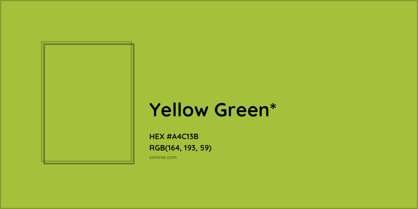 HEX #A4C13B Color Name, Color Code, Palettes, Similar Paints, Images