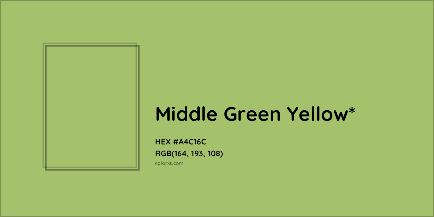 HEX #A4C16C Color Name, Color Code, Palettes, Similar Paints, Images