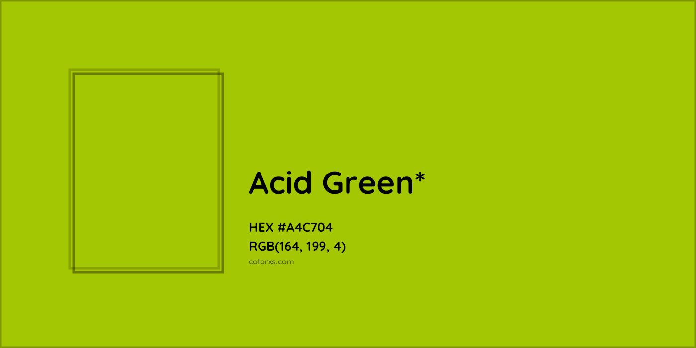 HEX #A4C704 Color Name, Color Code, Palettes, Similar Paints, Images