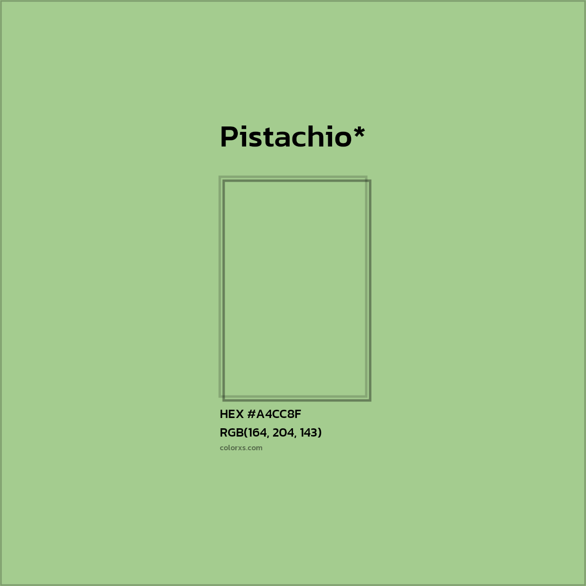 HEX #A4CC8F Color Name, Color Code, Palettes, Similar Paints, Images