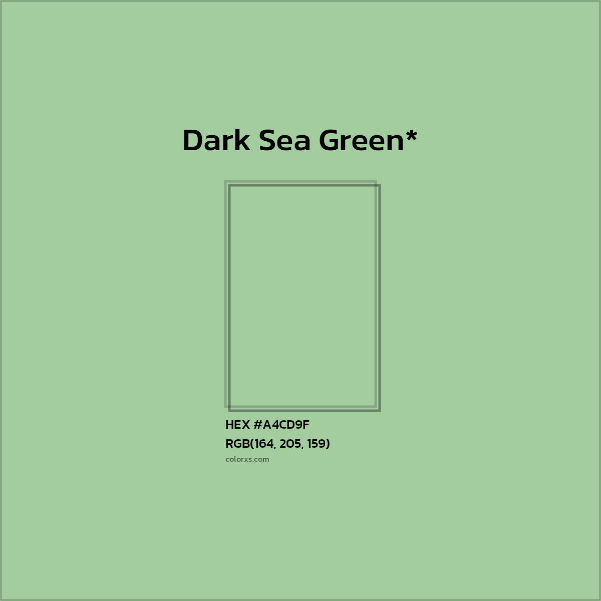 HEX #A4CD9F Color Name, Color Code, Palettes, Similar Paints, Images