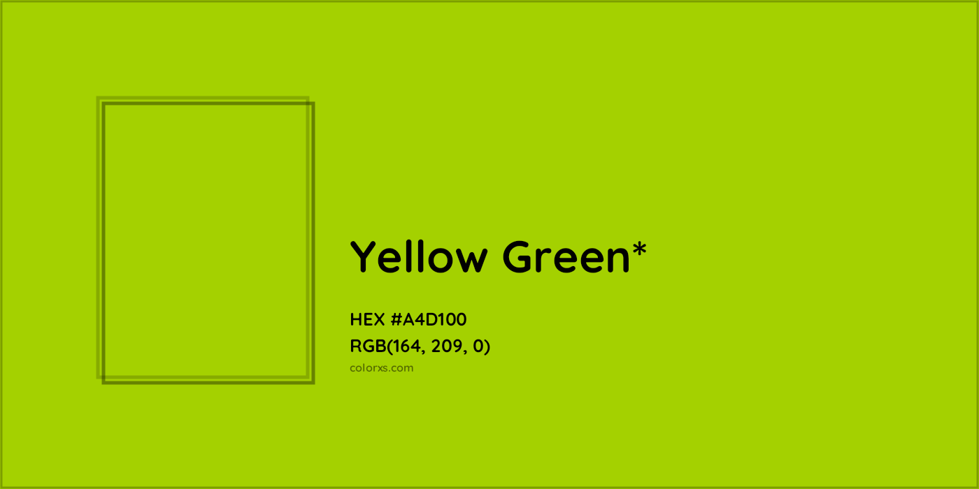 HEX #A4D100 Color Name, Color Code, Palettes, Similar Paints, Images