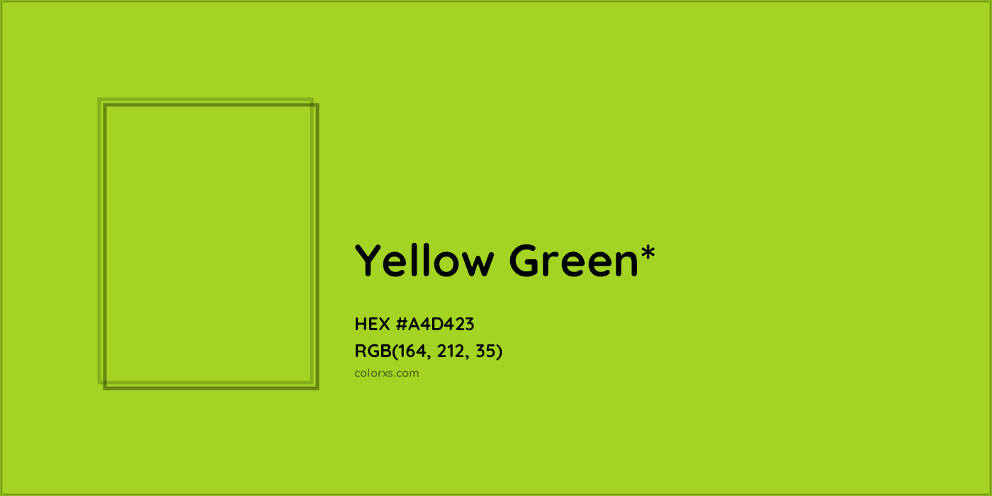 HEX #A4D423 Color Name, Color Code, Palettes, Similar Paints, Images