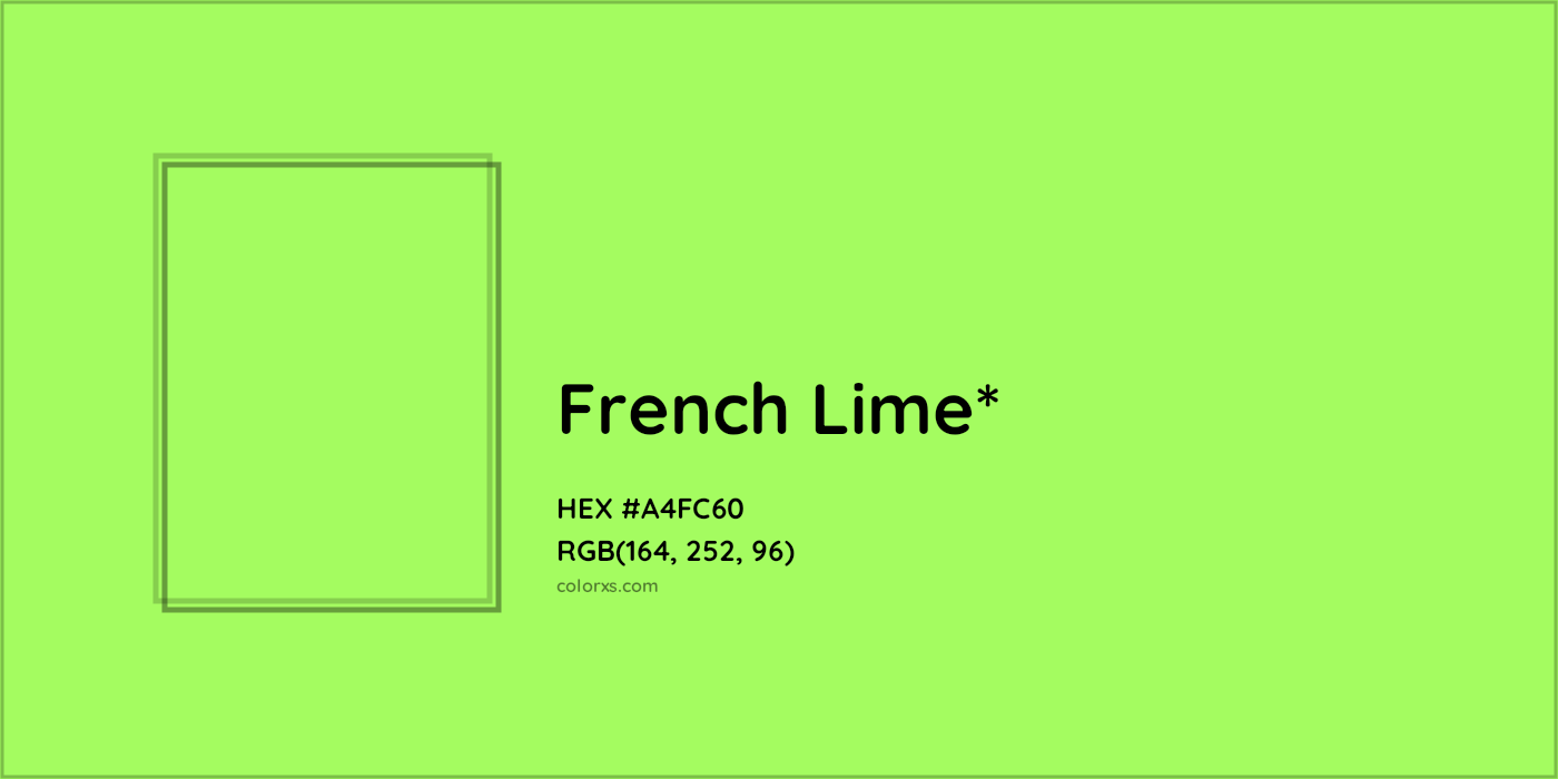 HEX #A4FC60 Color Name, Color Code, Palettes, Similar Paints, Images