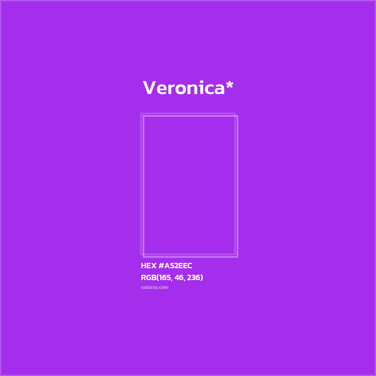 HEX #A52EEC Color Name, Color Code, Palettes, Similar Paints, Images