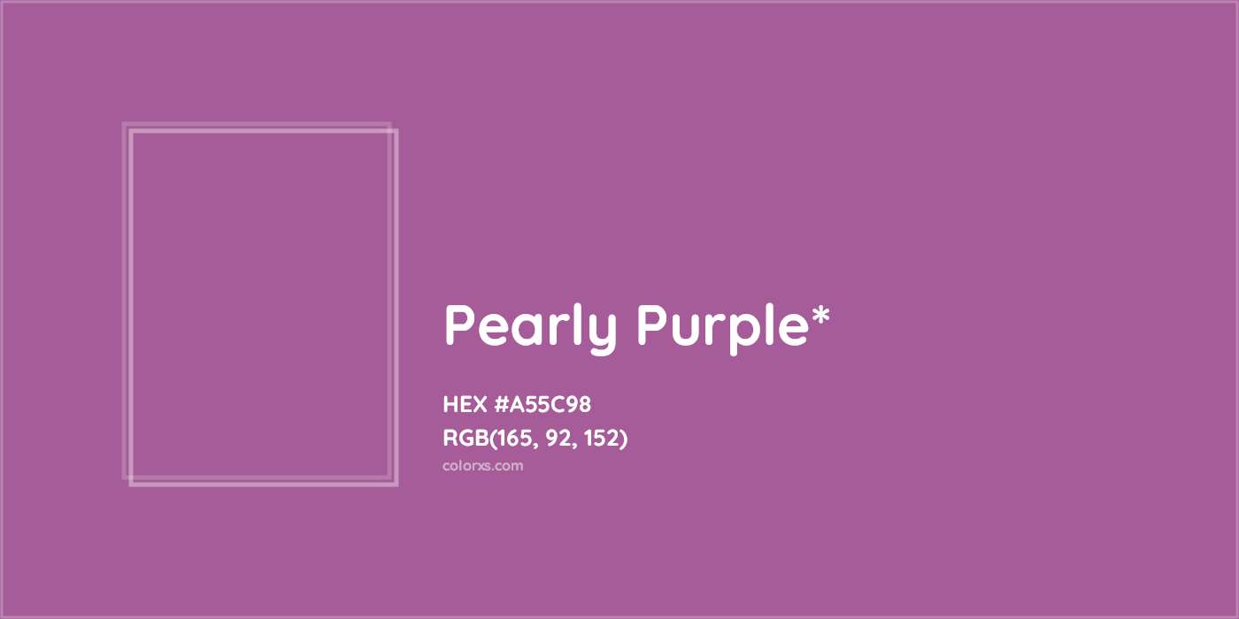 HEX #A55C98 Color Name, Color Code, Palettes, Similar Paints, Images