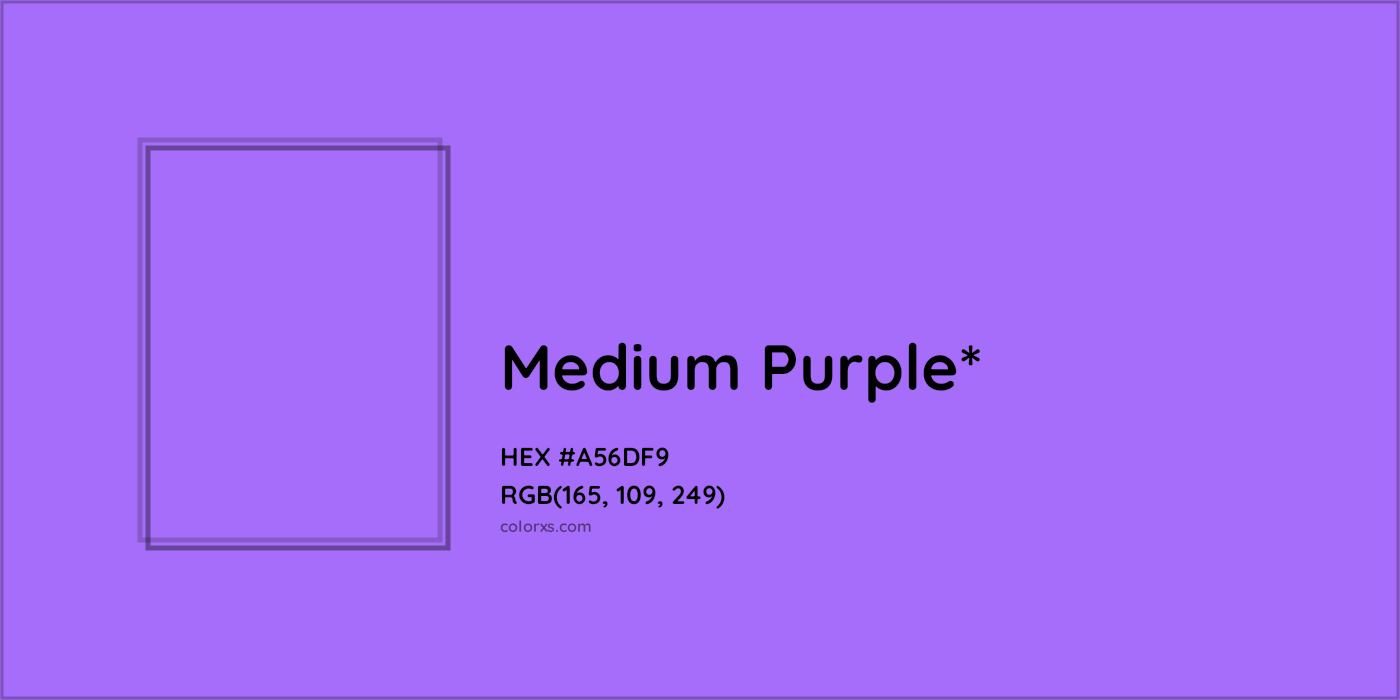 HEX #A56DF9 Color Name, Color Code, Palettes, Similar Paints, Images