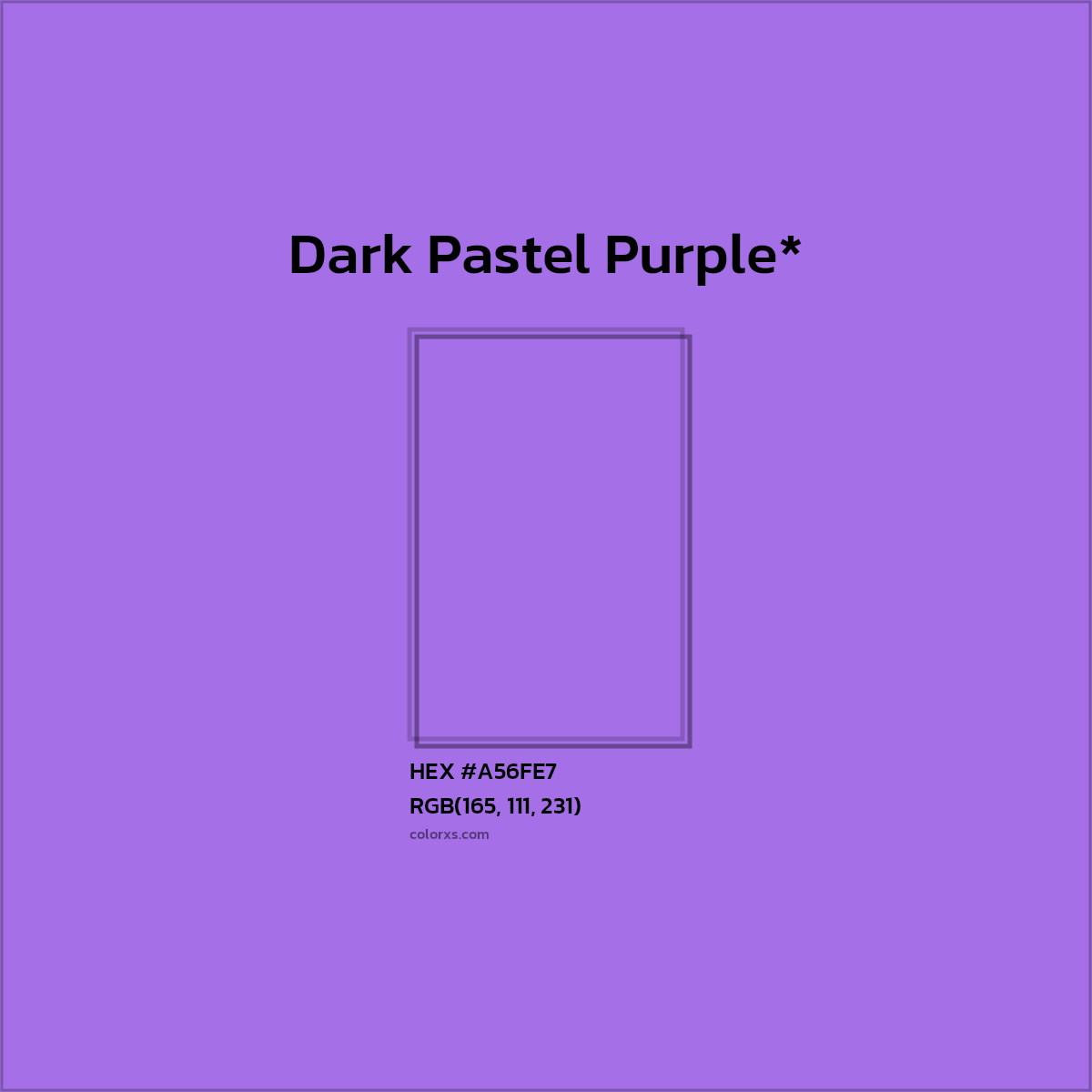 HEX #A56FE7 Color Name, Color Code, Palettes, Similar Paints, Images