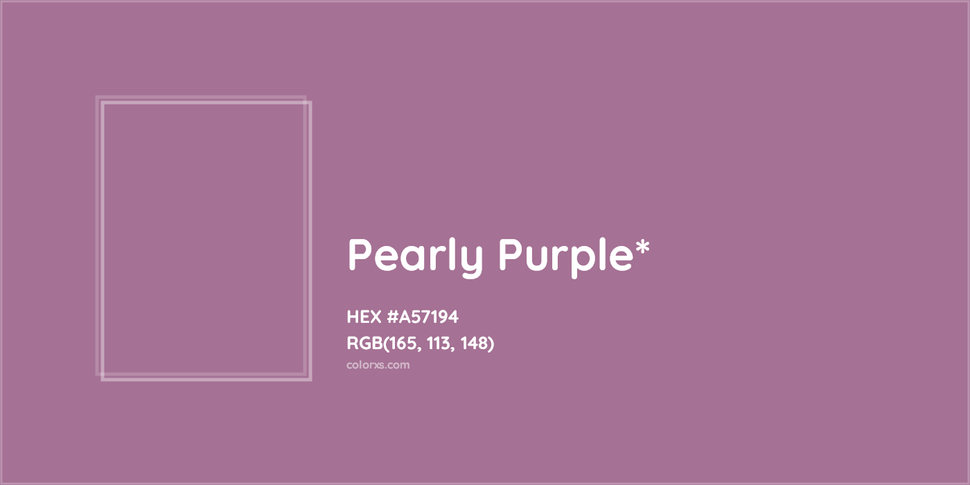 HEX #A57194 Color Name, Color Code, Palettes, Similar Paints, Images