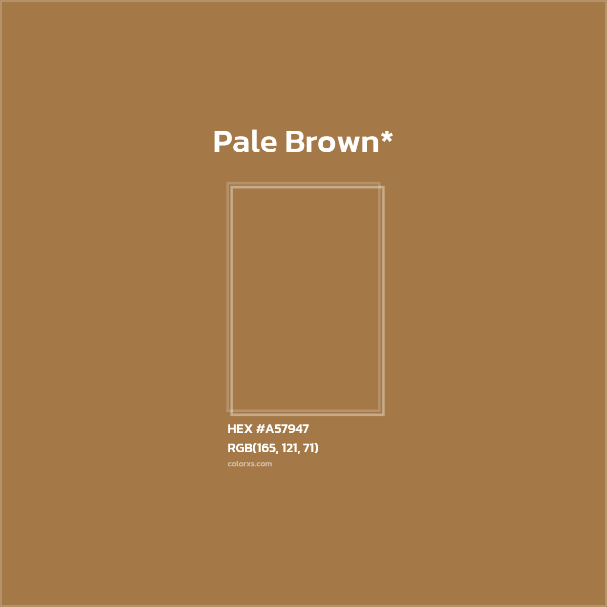 HEX #A57947 Color Name, Color Code, Palettes, Similar Paints, Images