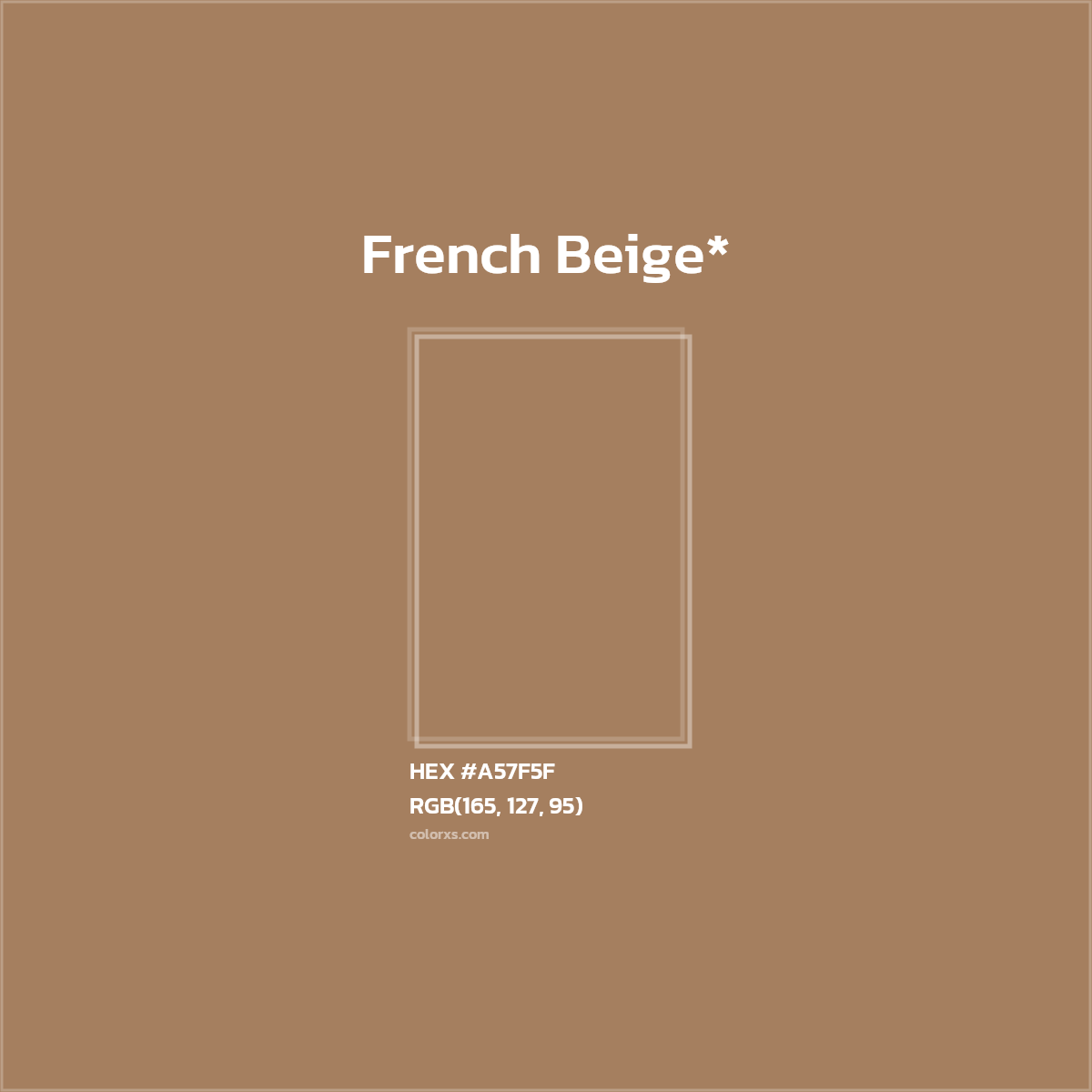 HEX #A57F5F Color Name, Color Code, Palettes, Similar Paints, Images