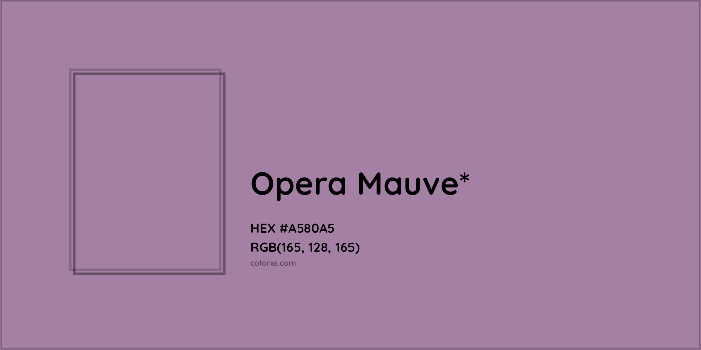 HEX #A580A5 Color Name, Color Code, Palettes, Similar Paints, Images