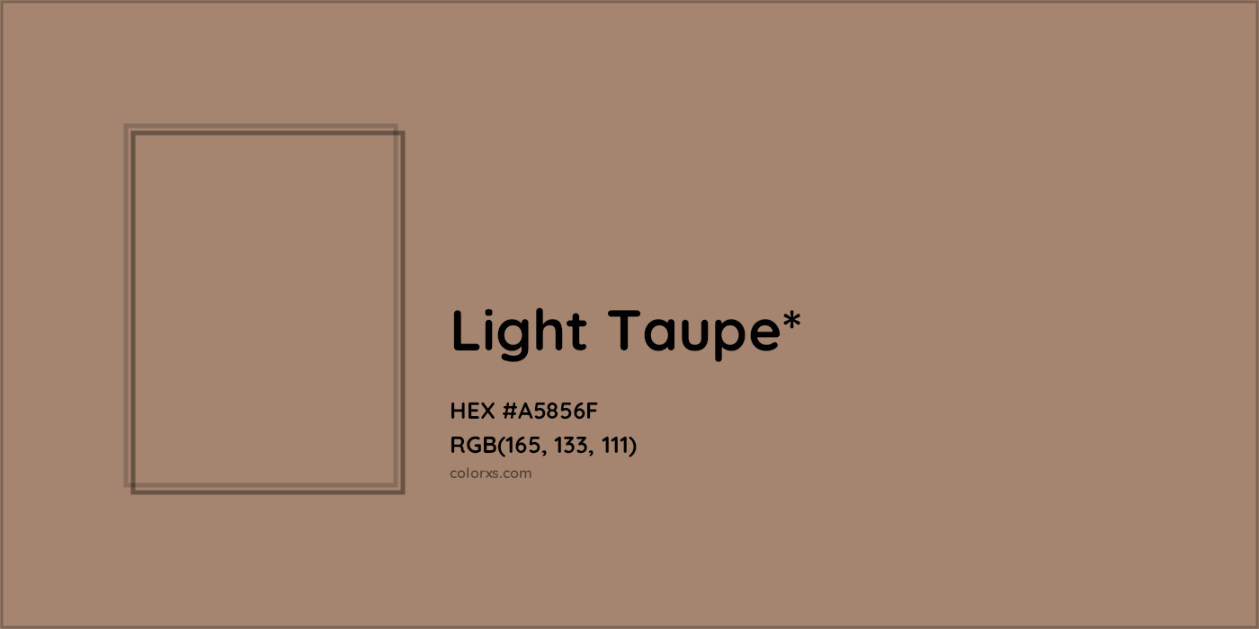 HEX #A5856F Color Name, Color Code, Palettes, Similar Paints, Images