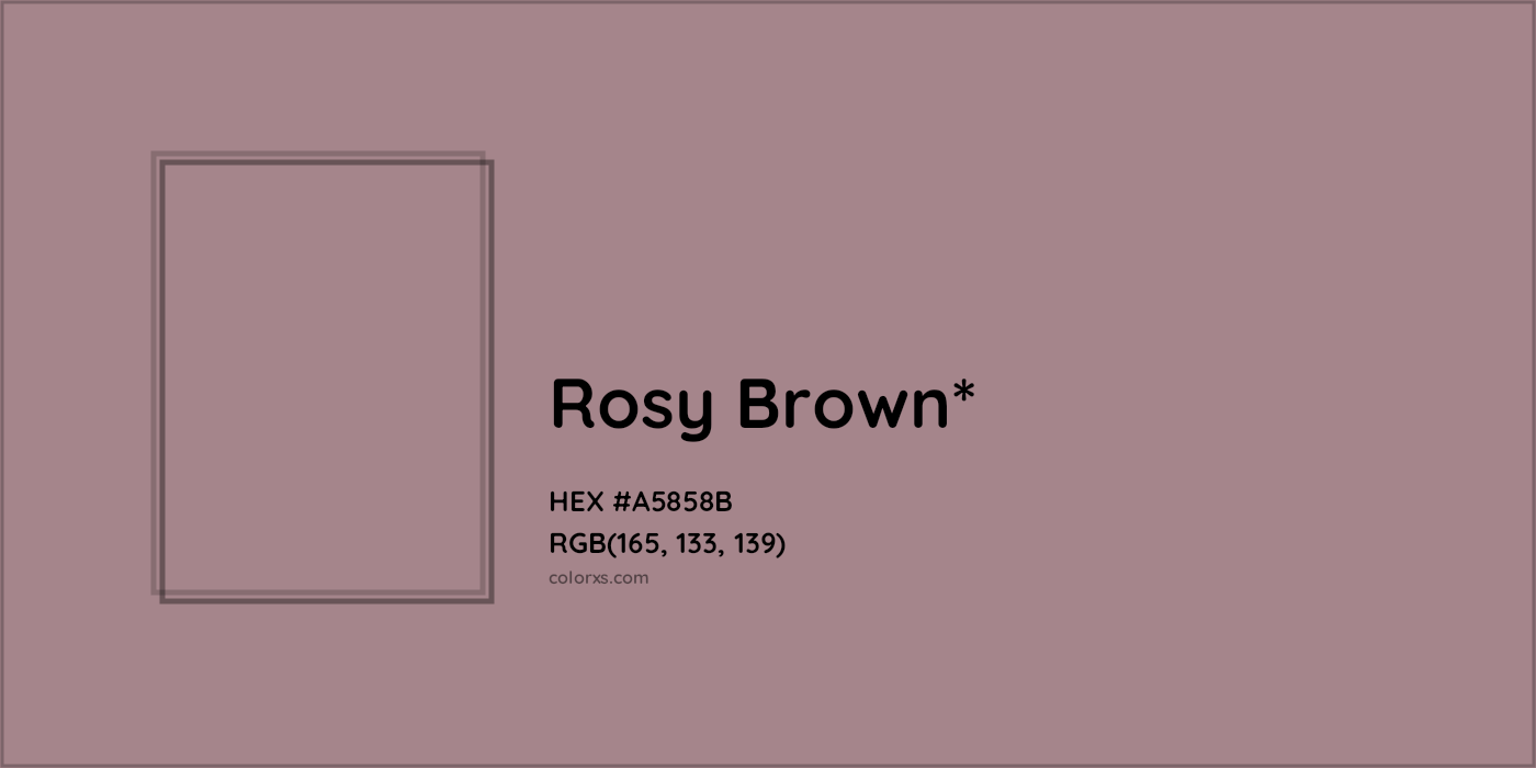 HEX #A5858B Color Name, Color Code, Palettes, Similar Paints, Images